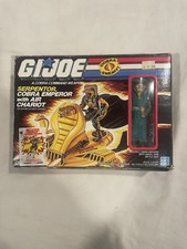 GI Joe ARAH 1986 Serpentor Air Chariot 100 complete Sealed In Box New