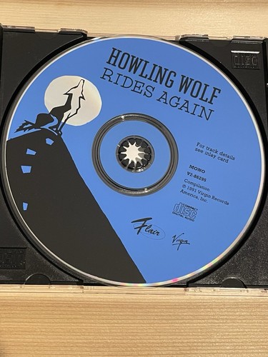 Howling Wolf Rides Again 1991 Virgin Flair CD 1St Edition -VG- Rare Hard to Find - Imagen 5 de 10