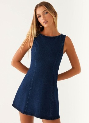 peppermayo blue dress Echo Mini Dress main image 1