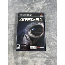 Area 51 PlayStation 2 PS2 Midway 2005 First Person Shooter CIB with Manual