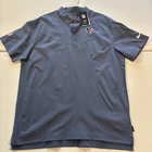 NWT Men's XL Nike Dri-Fit NFL Houston Texans Blue On Field Sideline Polo Shirt