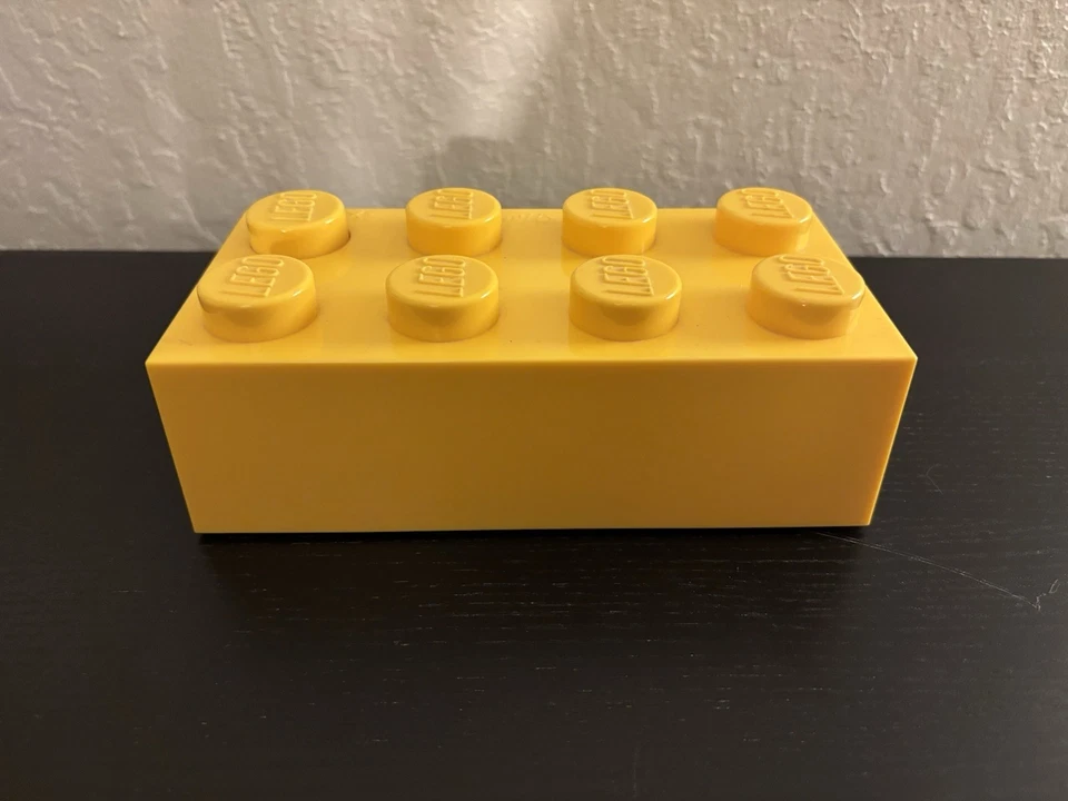 Lego Reloj Despertador Ladrillo Amarillo 12 24 Horas Pantalla Iluminada Oficial Niños 2010 Foto 4 de 4