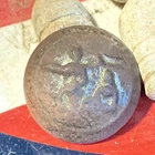 Dug Civil War 💥 🇺🇸 💣 Silver Confederate North Carolina Coat Button