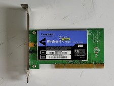 LINKSYS WMP54G Wireless-G PCI Adapter SEE NOTES