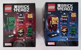 LEGO BRICKHEADZ: Iron Man 41590 & The Hulk 41592
