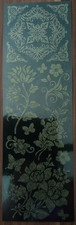 1  Rubbel-Transferbogen  mit   GOLD  GLIMMER  VEREDELT +  BLUMEN  +Jittenmeier 8