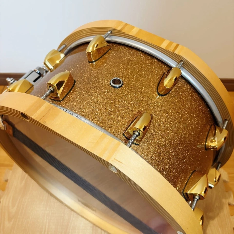 YAMAHA MSD1470EJ Elvin Jones Snare Drum 14"x7" Wood Vintage Hoop Made in Japan - Image 2 of 4