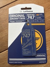 Aviationtag Lufthansa Boeing 747 D-ABTE blau