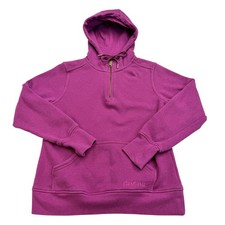 Carhartt Hoodie Youth Medium 8-10 Purple Quarter Zip Fleece Pullover Sweatshirt