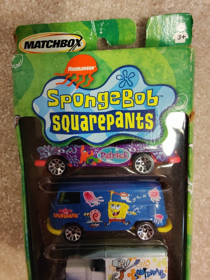 Matchbox Nickelodeon Spongebob Squarepants Gift Set 5-pack 2002 - Image 4 of 4