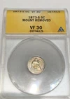 1873 S San Fransisco  seated liberty dime - -