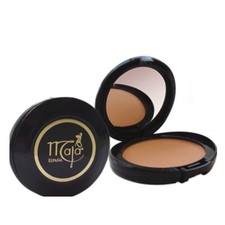Maja Pressed Powder Bronceado Mirror and Tassel Compartment for Flawless Skin...