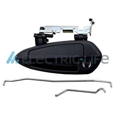 Left Front ELECTRIC LIFE ZR80679 Exterior Door Handle for ABARTH,FIAT