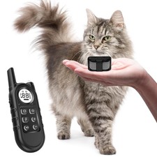 Tiniest Cat Shock Collar Lightest Cat Training Collar with Remote for Small Cats
