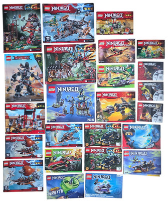 2,3 KG - Lego Ninjago - Bauanleitungen - Anleitungen - OBA - Konvolut