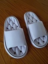 Ladies Pillow Sliders Chunky Open Toe Slip On Womens Mule Slipper 38-39 Superb