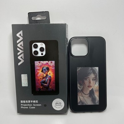 VAYAVA iPhone 13 Pro Max Hülle Smart Ink Anti-Kratzer Stoßfest Slim Schwarz