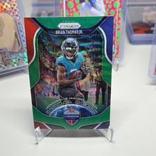  Prizm 2025 Brian Thomas Jr. Global Reach  #8 Jacksonville Jaguars Green Waves