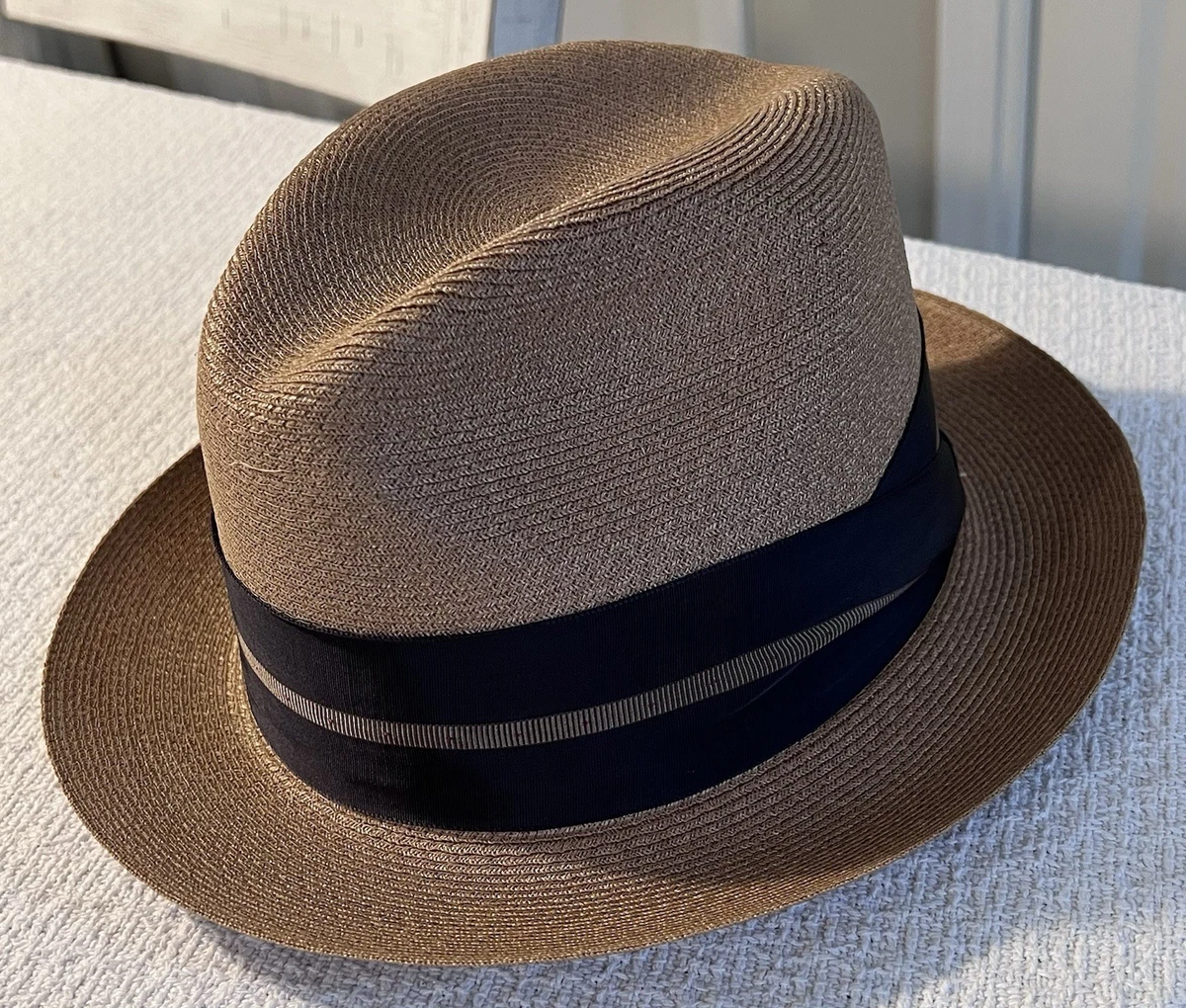 Straw Fedora 1950s Vintage Hats for Men for sale | eBay