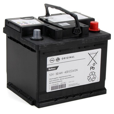 ORIGINAL GM Opel Starterbatterie 12V 50Ah 420 CCA EN 95527530 B-WARE