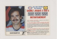 1983-84 ESSO Hockey Stars TV Cash Game Dave Babych 2d8