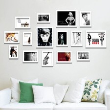 Bilderrahmen XXL Bildergalerie Galerie Fotorahmen Fotoalbum weiß