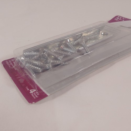 National Hardware Mending Braces 4" X 5/8" With Screws Steel Zinc Plated NEW - Bild 4 von 6