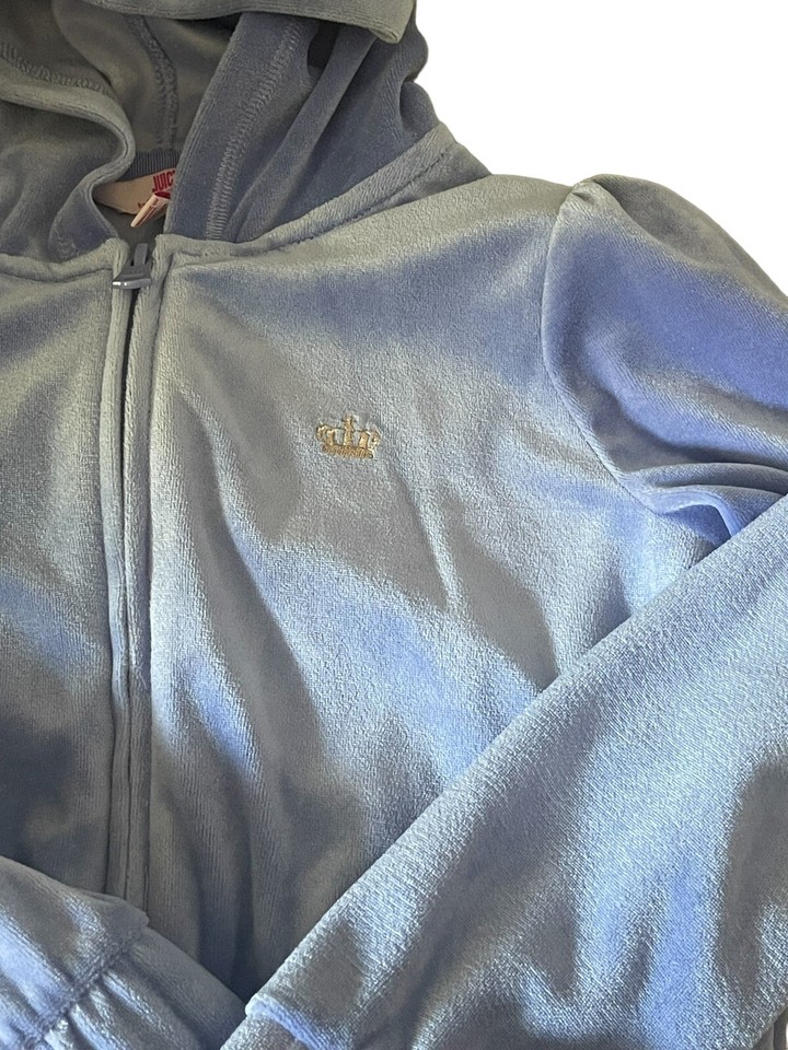 Juicy Couture Girls Size 4/5 Purple Lavender velour tracksuit XXS eBay