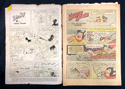 1952 January Issue #30 St. Johns 10 Cent Comic Book Mighty Mouse CF 1823C - Picture 2 of 3