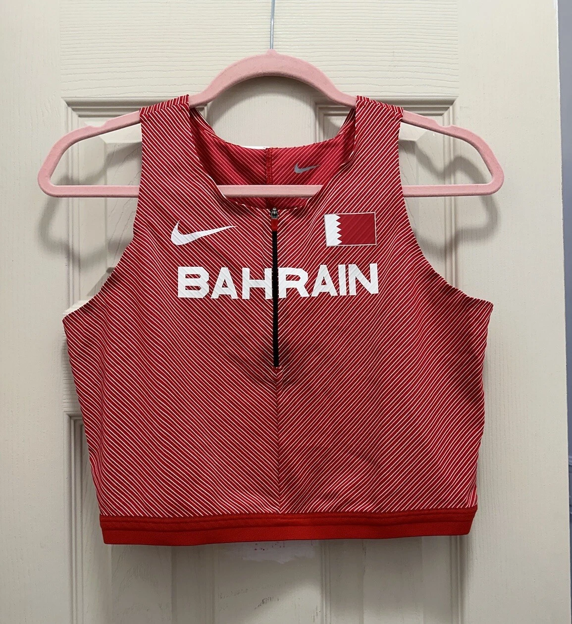 XL Women's Nike Pro Elite Bahrain Official Track & Field Top CK3177-657 MADE USA