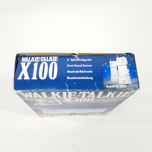 Talkie-walkie BUSCH X 100 gris 2 radios parlantes système 2 canaux portée ouest - Photo 8/9