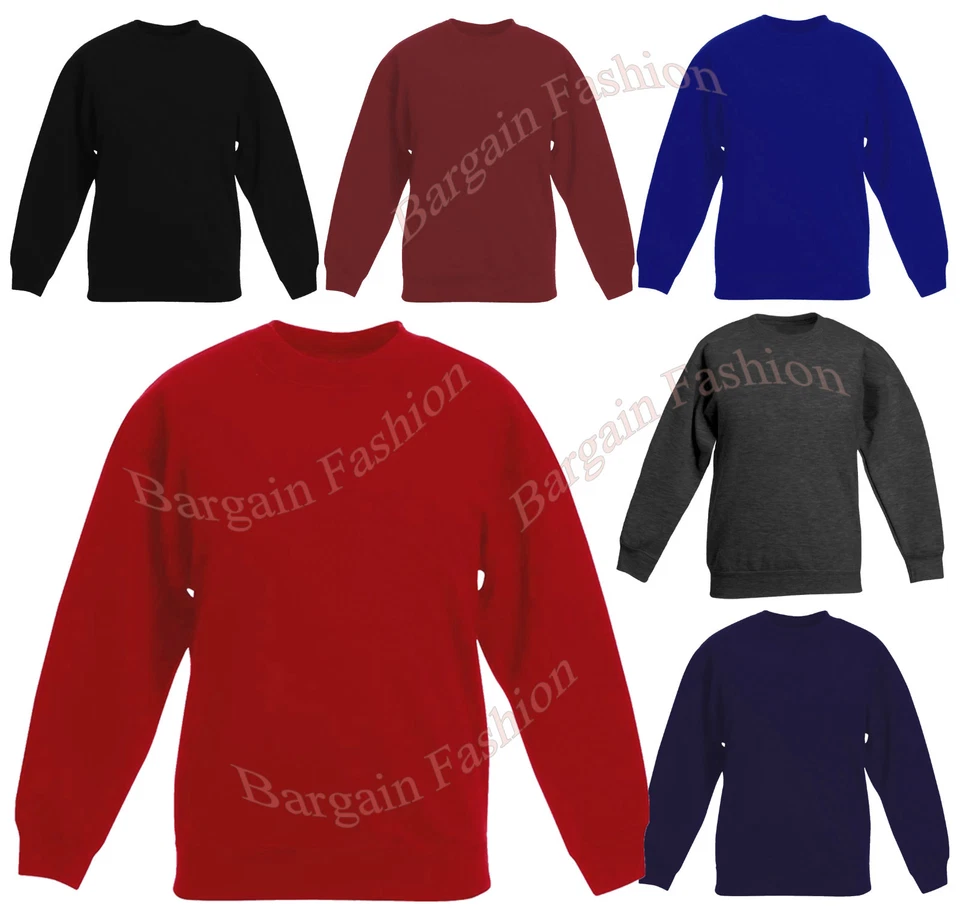 Brand New Kids Fleece Sweatshirts In Assorted Colours and Sizes Age 2-14 Years