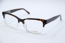 NEW L.A.M.B. LAMB LA060 TORTOISE CLEAR AUTHENTIC DESIGNER EYEGLASSES 53-16