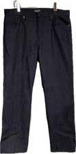 Kill City  MOD FIT UNWASHED INDIGO DENIM STRAIGHT FIT JEANS 38x34 NWOT ButtonFly