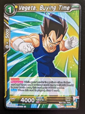 Vegeta, Buying Time BT20-098 Rare Power Absorbed Dragon Ball Super CG