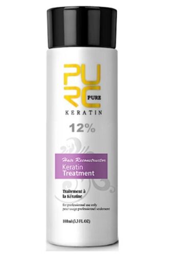 PURE 12% Keratin Hair Straightening Treatment/Brazilian Keratin Smoothing 100mL