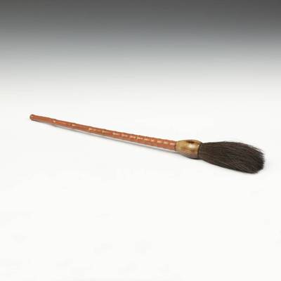 VINTAGE CHINESE AUTHENTIC SCHOLAR'S CALLIGRAPHY BRUSH BI FOUR TREASURES CHINA