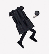 NWT NEW Gucci girls black star dress 8y 353936