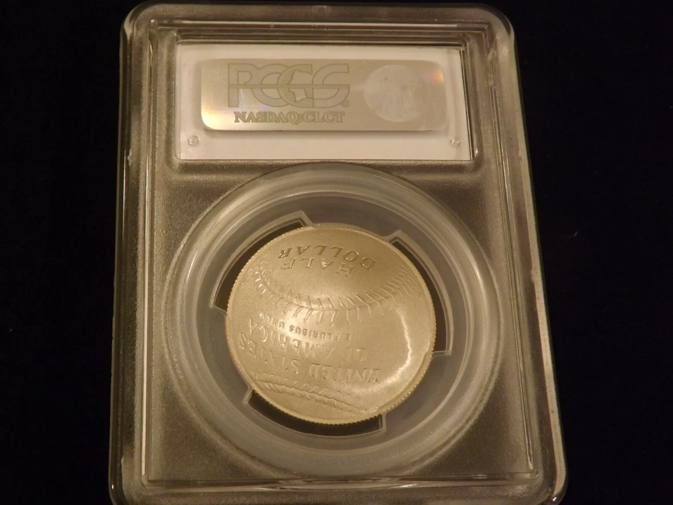 2014-S 50C Baseball Hall Of Fame PCGS PR 70 DCAM - Image 2 of 2