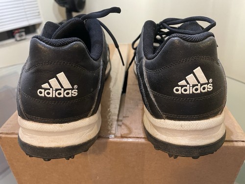 ADIDAS MENS SOFTBALL RUBBER CLEATS. SIZE - 12-1/2. ( BLACK ). - Picture 8 of 13
