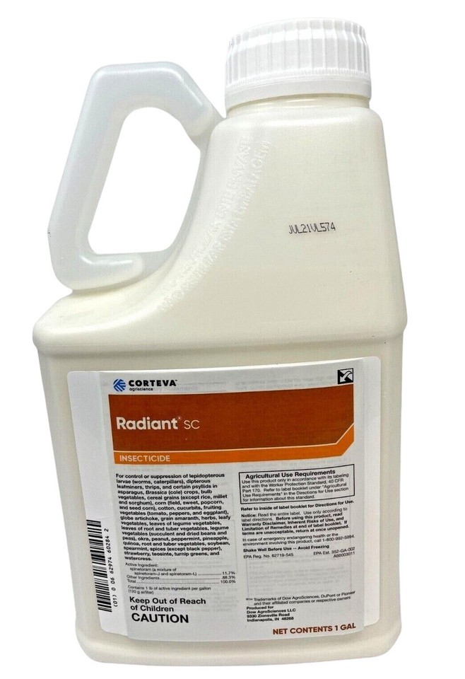 Radiant SC Insecticide Spinetoram 11.7 Percent - 1 Gallon for sale ...