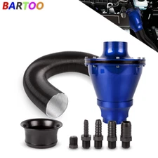 Universal 70mm Cold Air Intake System Air Filter Kit Auto Car Blue