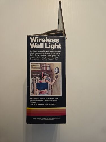 NEW! NOS! Vintage Dorcy International wireless wallight 41-1021 - Picture 4 of 4