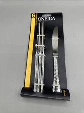 5 Pcs Oneida Premium Stainless Steel Dinner Knives Silverware Flatware