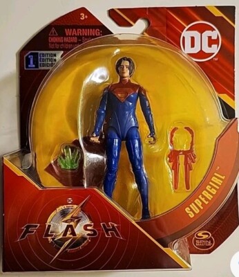 New Spin Master The Flash Movie SUPERGIRL 4'' DC 1st Edition Sasha Calle