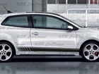 Side Stripes Stickers Side Stripes for VW Polo V 3 Door Allstar R WRC GTI TDI