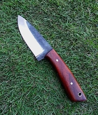 8” Custom Hand forged Carbon 1095 Steel Fixed Blade Knife Combat Hunter Skinner