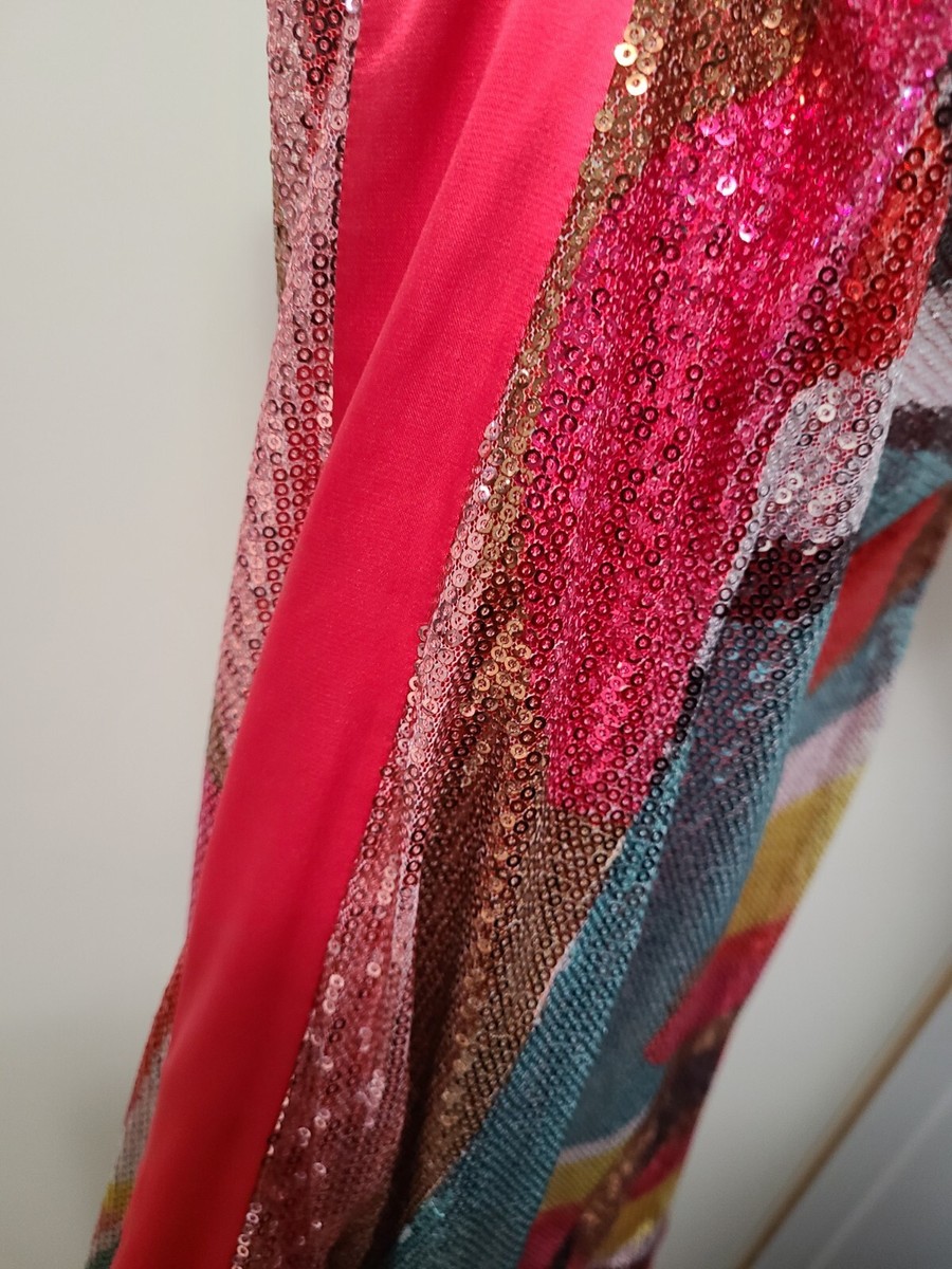 H&M sparkling sequined pink dress size 6 | eBay