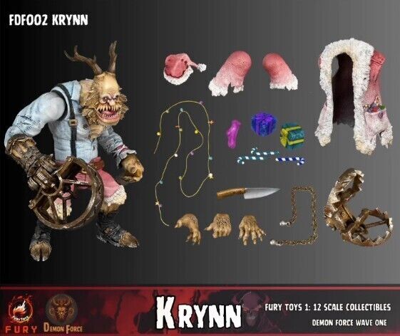 Fury Devil Power KRADEN & KRYNN 2 Pieces Set 1/12 Action Figure