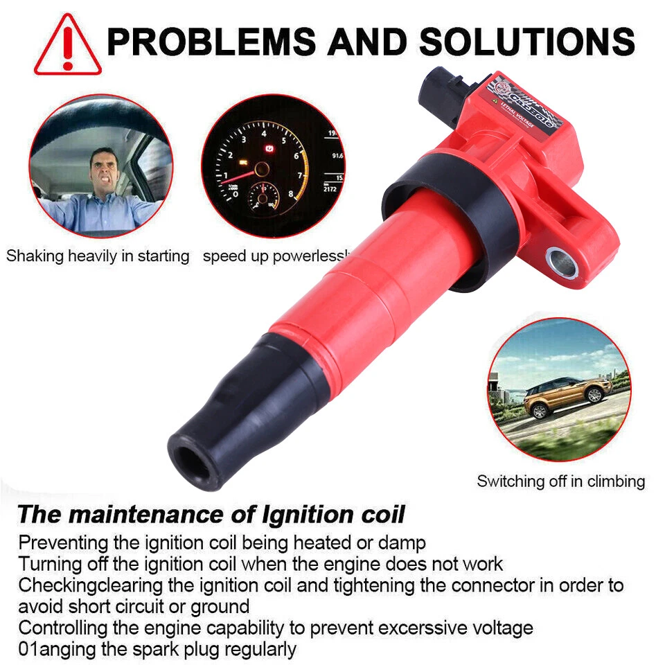 Paquete de 6 bobinas de encendido y bujías de iridio UF546 para Hyundai Santa Fe Kia Sorento Foto 3 de 4